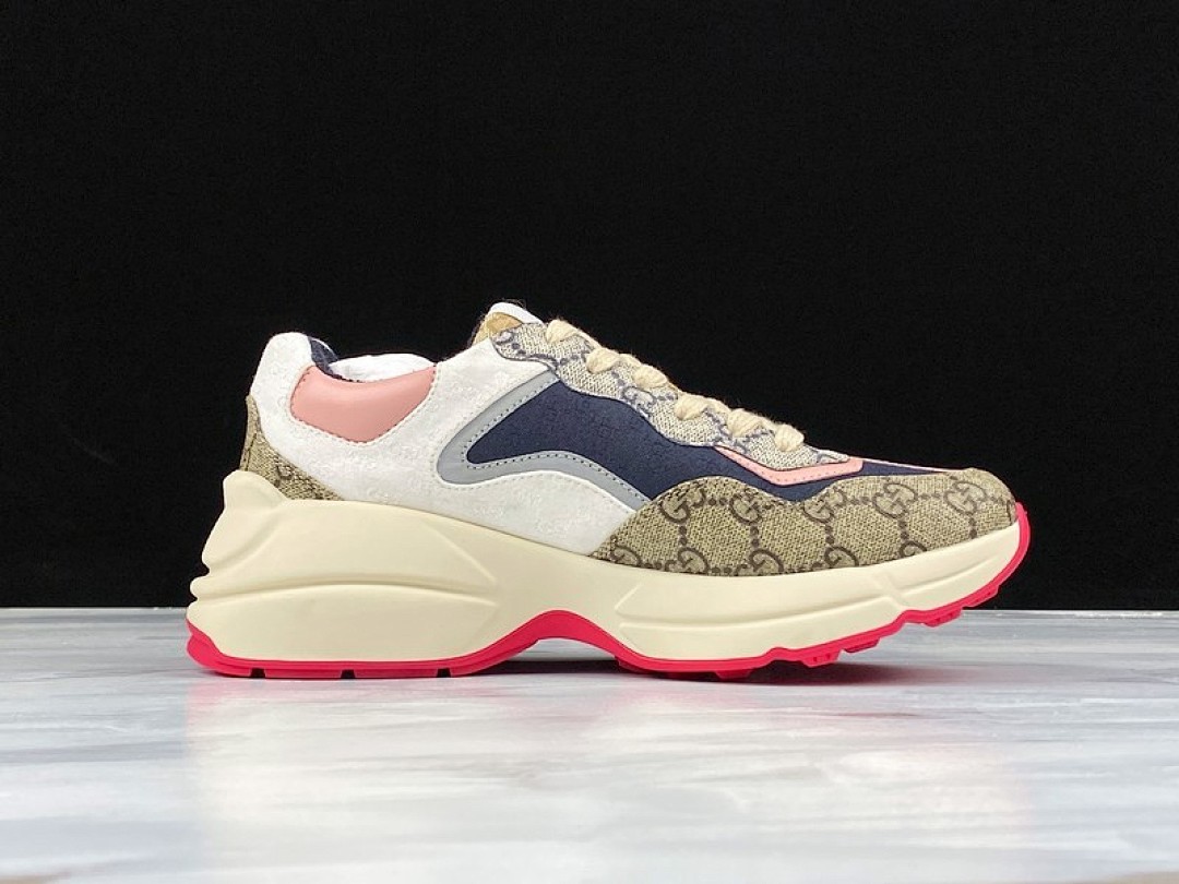 On Running [PLUS GU*CCI RHYTON SHOES WHITE/PINK/PURPLE]-[WOMAN:34-40] - Image 20