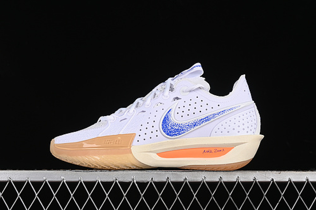 Unbranded [HJ8206-100]-[AIR ZOOM G.T.CUT 3 EP WHITE/COCONUT MILK/GUM YELLOW/RACER BLUE]-[UNISEX:36-46], photo 1