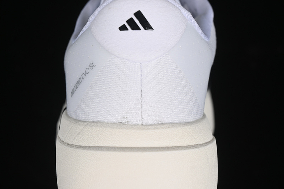 Adidas [JH6206]-[ADIZERO EVO SL CLOUD WHITE/CORE BLACK/CLOUD WHITE]-[WOMAN:36-39]-[MAN:40-45] - Image 7