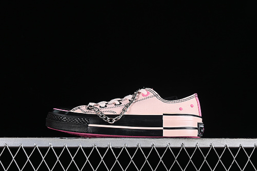 Converse [A09542C]-[CONVERSE CHUCK 70S BLACK/PINK]-[WOMAN:35-39]-[MAN:40-44], photo 1