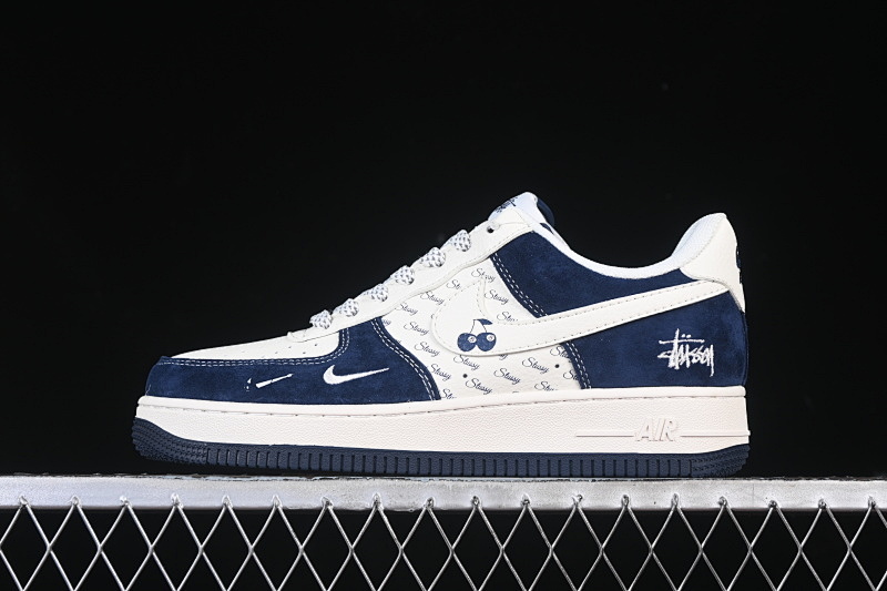 Nike Nike AIR FORCE 1 07 LOW WHITE/BLUE/GREY · SM6188-673, photo 1