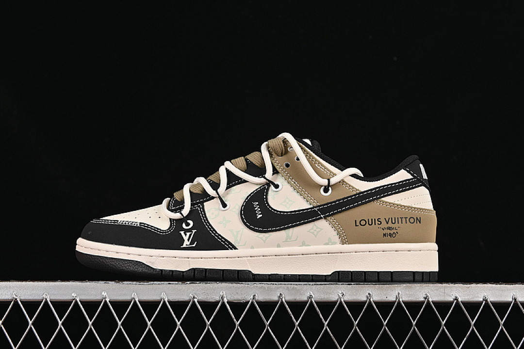 Louis Vuitton [YX5066-371]-[SB DUNK LOW LV BROWN/WHITE/BLACK]-[WOMAN:36-39]-[MAN:40-45], photo 1