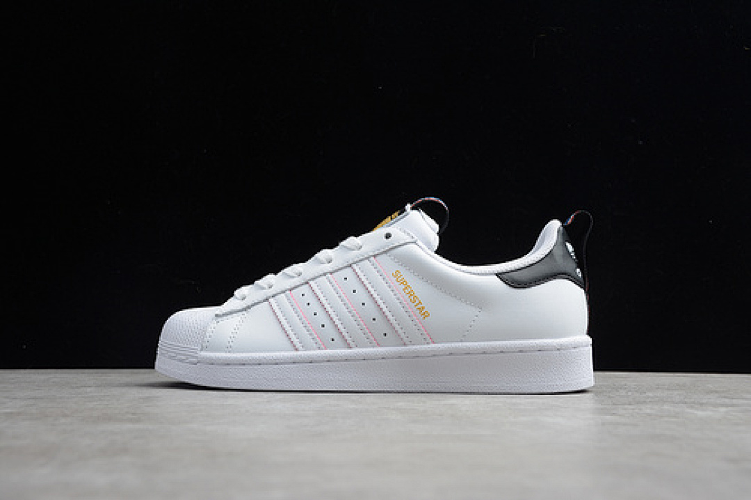 Adidas SUPERSTAR SHOES FOOTWEAR WHITE/SOLAR RED/CORE BLACK · FW6775, photo 1