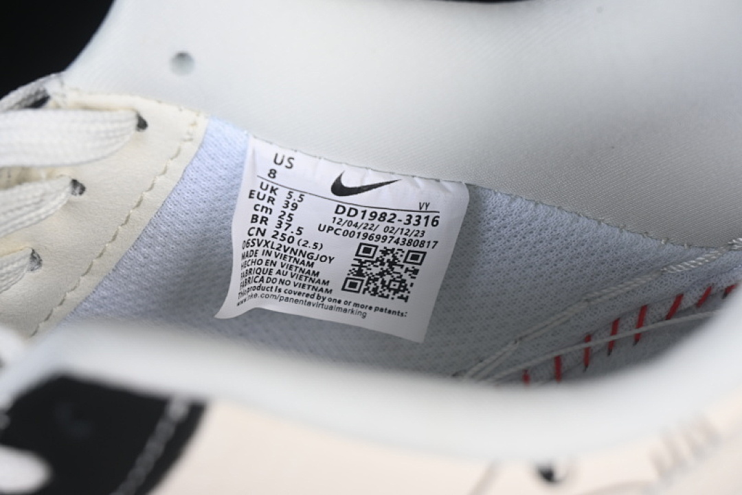 Nike [DD1982-316]-[AIR FORCE 1 07 LOW LV BLACK/WHITE/BLUE]-[WOMAN:36-39]-[MAN:40-45] - Image 6