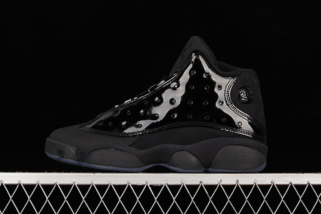 Jordan AIR Jordan 13 RETRO CAP AND GOWN BLACK/BLACK/BLACK · 414571-012, photo 1