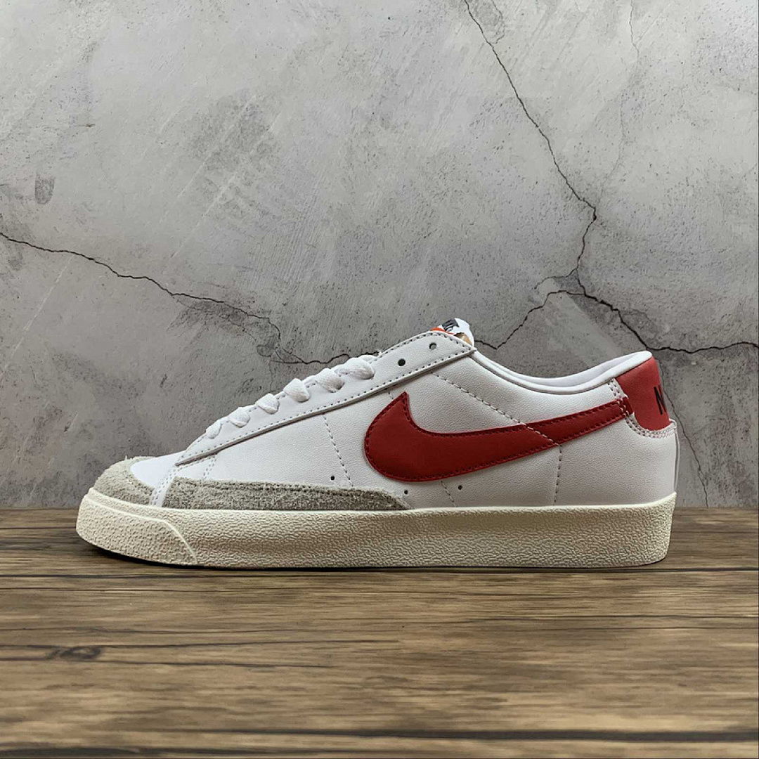 Unbranded [DA6364-102]-[BLAZER LOW 77 VINTAGE WHITE/WHITE/TEAM RED]-[WOMAN:36-39]-[MAN:40-45], photo 1