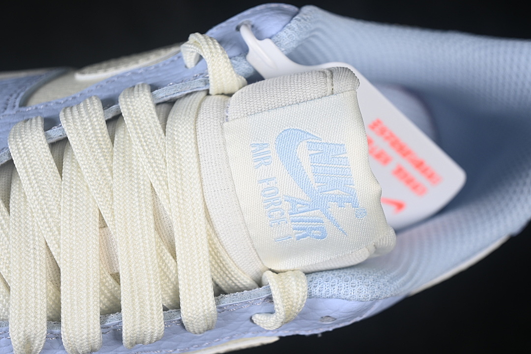 Nike [IV3222-400]-[AIR FORCE 1 07 LOW CASUAL SNEAKERS WHITE/BLUE]-[WOMAN:35.5-39.5]-[MAN:40-45] - Image 9