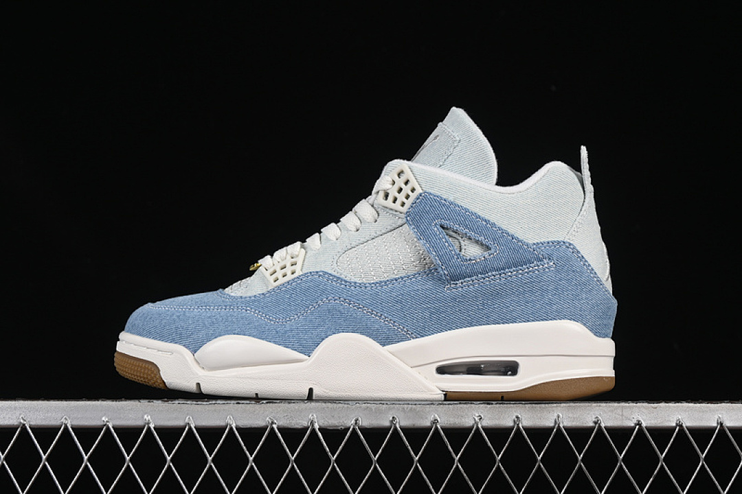 Jordan [IB6716-100]-[AIR JORDAN 4 DENIM WORN BLUE SAIL/GUM LIGHT BROWN/WORN BLUE/SAIL/METALLIC (GOLD]), photo 1