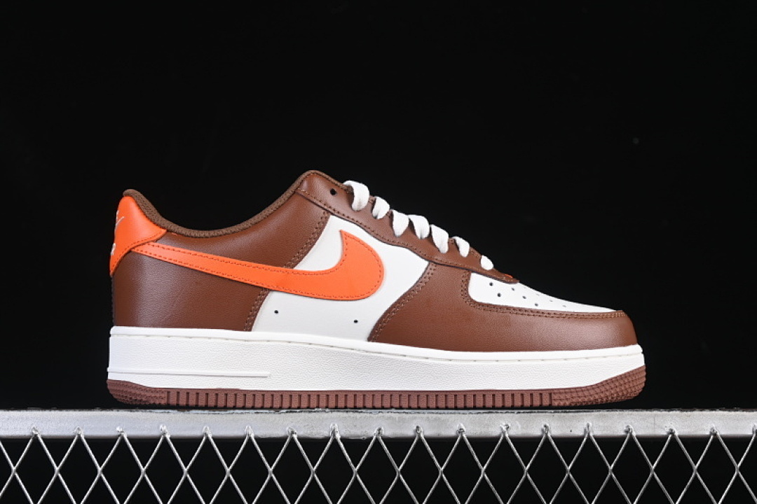 Nike [IO7545-221]-[AIR FORCE 1 07 LOW CASUAL SNEAKERS ORANGE/BROWN]-[WOMAN:35.5-39]-[MAN:40-45] - Image 15