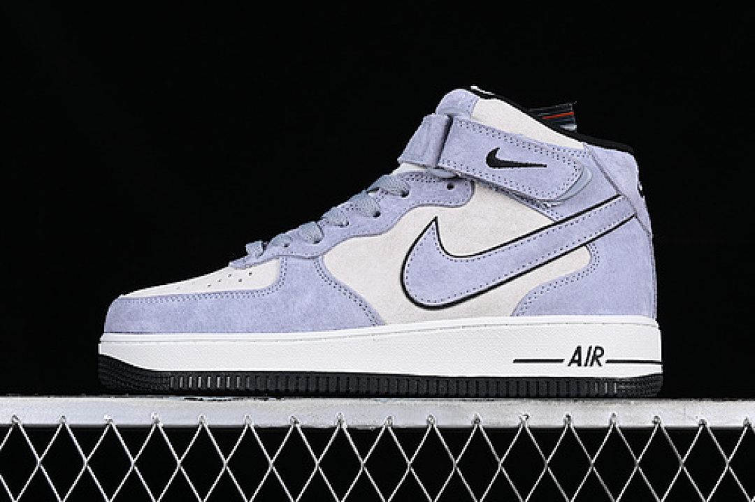 Nike Nike AIR FORCE 1 07 MID WHITE/BLUE/BLACK · CG9904-104, photo 1