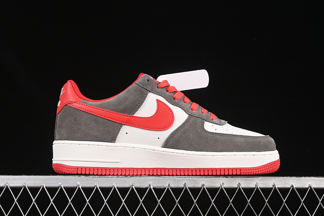 Nike [FQ8714-201]-[AIR FORCE 1 07 LOW BAROQUE BROWN/UNIVERSITY RED]-[WOMAN:36-39]-[MAN:40-45] - Image 2