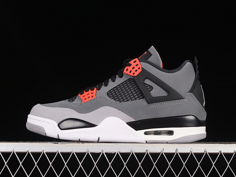 Jordan AIR Jordan 4 RETRO DARK GREY/INFRARED 23/BLACK/CEMENT GREY · DH6927-061, photo 1