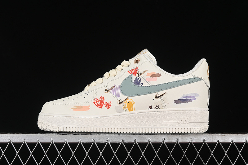 Nike Nike AIR FORCE 1 07 LOW BEIGE/GREY/GOLD · ZH0316-040, photo 1