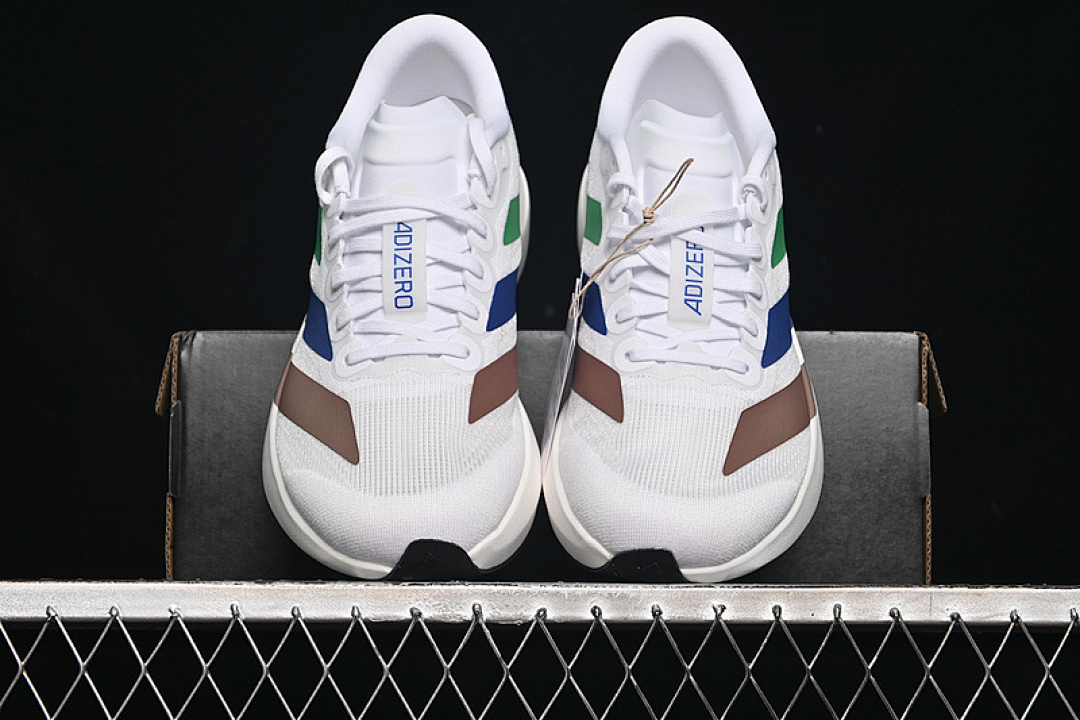 Adidas [KI3393]-[ADIZERO EVO SL WHITE/BLUE/GREEN/BROWN]-[WOMAN:36-39]-[MAN:40-45] - Image 13