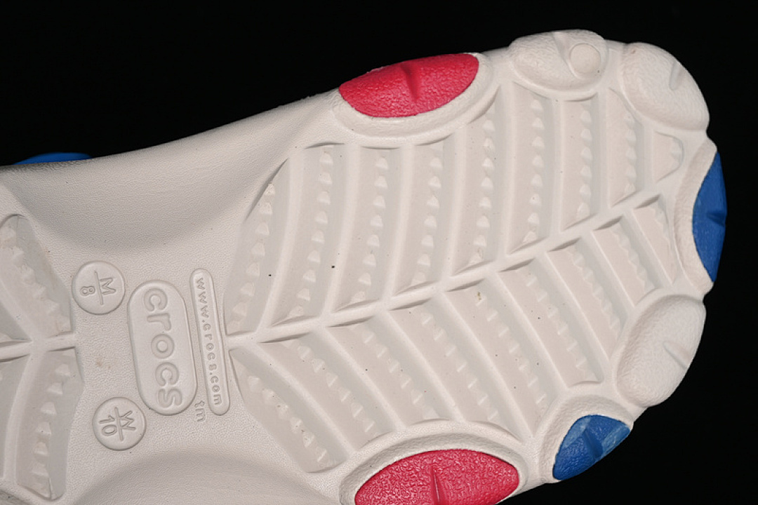 Crocs [CROCS CLASSIC CLOG GREY/BLUE/RED]-[WOMAN:37-39]-[MAN:40-46] - Image 3