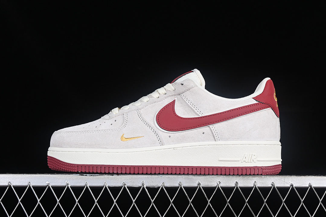 Nike [KK5626-220]-[AIR FORCE 1 07 LOW GREY/WHITE/RED]-[WOMAN:36-39]-[MAN:40-45], photo 1