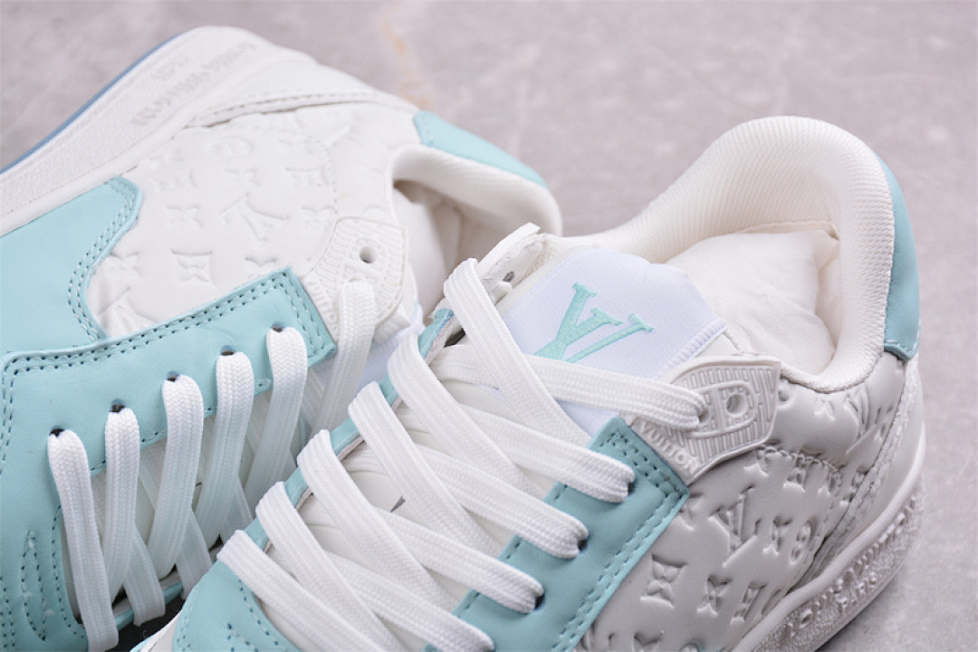 Louis Vuitton [L*V TRAINER STADIUM WHITE/BLUE]-[WOMAN:35-39]-[MAN:40-45] - Image 7