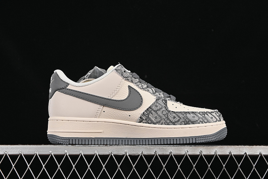 Nike [XS1958-580]-[AIR FORCE 1 07 LOW WHITE/GREY]-[WOMAN:36-39]-[MAN:40-45] - Image 16