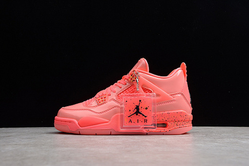 Jordan AIR Jordan 4 RETRO HOT PUNCH/BLACK-VOLT · AQ9128-600, photo 1