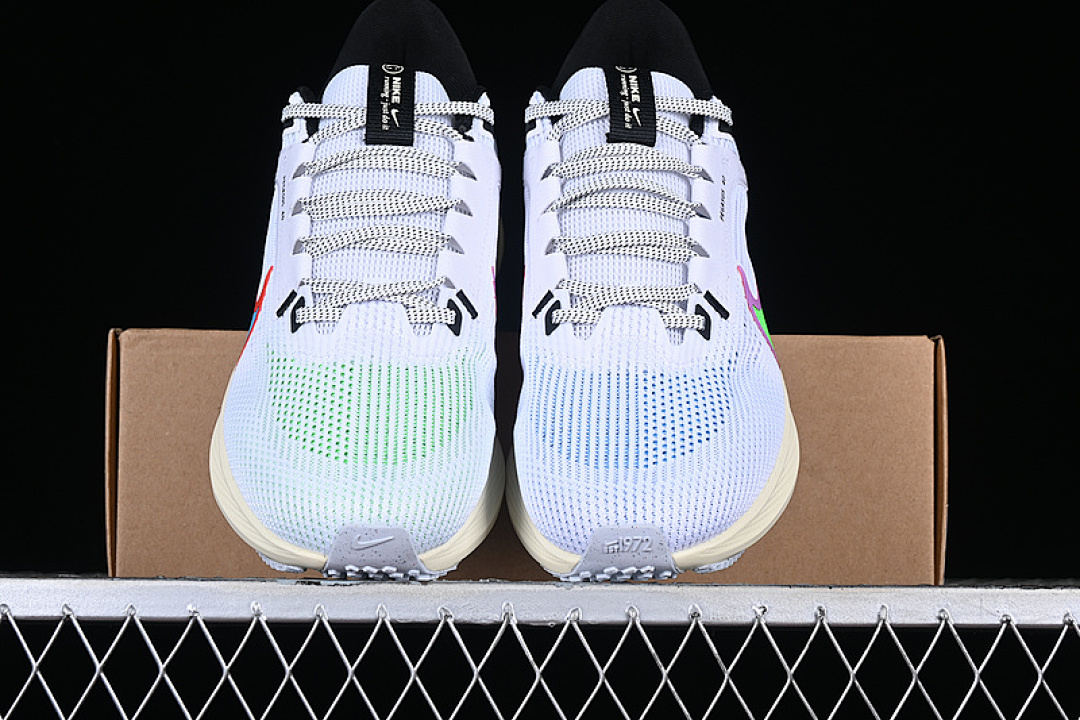 Nike [FJ1051-100]-[AIR ZOOM PEGASUS 40 WHITE/PINK/GREEN/BLACK]-[MAN:39-46] - Image 12