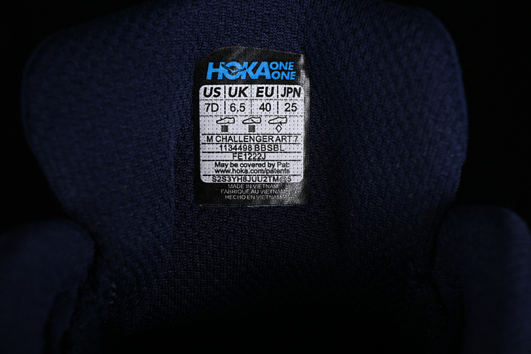 Chanel [1134498 BBSBL]-[HOKA ONE CHALLENGER ATR 7 LOW GREY/BLACK/BLUE]-[WOMAN:36-39]-[MAN:40-45] - Image 7