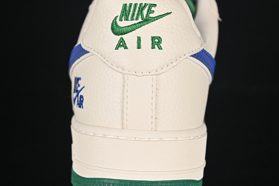 Nike [KJ1688-001]-[AIR FORCE 1 07 LOW WHITE/GREEN/BLUE]-[WOMAN:36-39]-[MAN:40-45] - Image 7