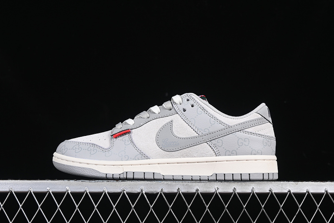 Nike SB DUNK LOW WHITE/GREY · DM6868-013, photo 1