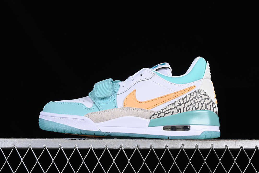 Jordan [FV3625-181]-[AIR JORDAN LEGACY AJ312 LOW WHITE/GREY/BLUE/YELLOW]-[WOMAN:36-39]-[MAN:40-46], photo 1