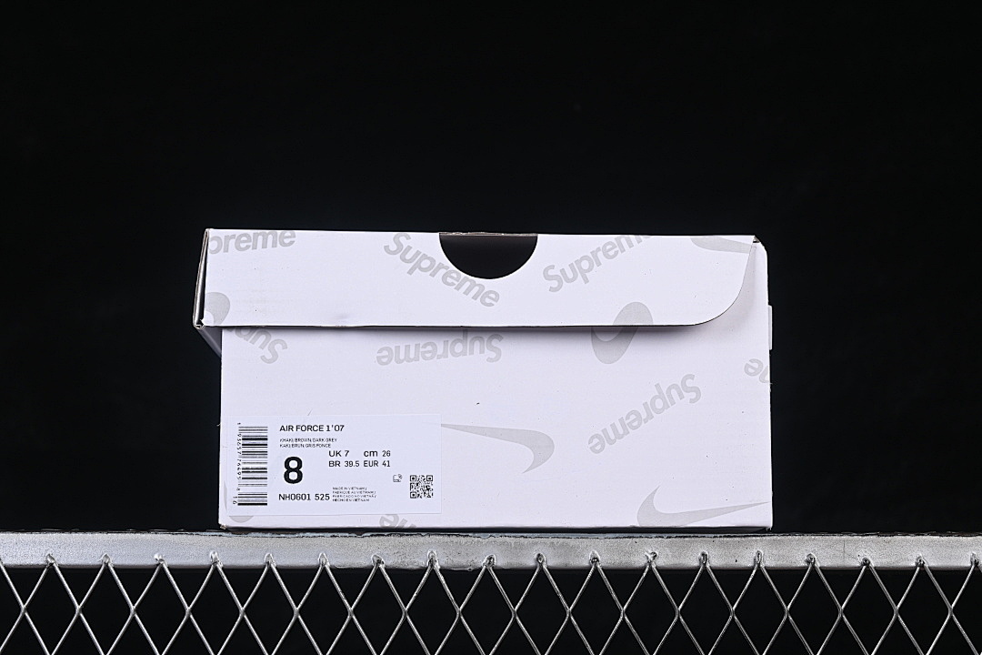 Nike [NH0601-525]-[AIR FORCE 1 07 LOW CASUAL SNEAKERS BROWN/WHITE/RED]-[WOMAN:36-39]-[MAN:40-45] - Image 12