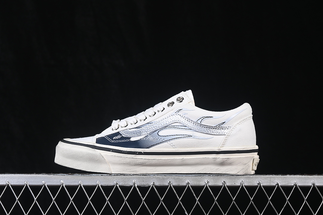 Unbranded [VN000D9RCCZ1]-[OLD SKOOL CASUAL SKATE SHOES WHITE/BEIGE]-[WOMAN:35-39]-[MAN:40-44], photo 1