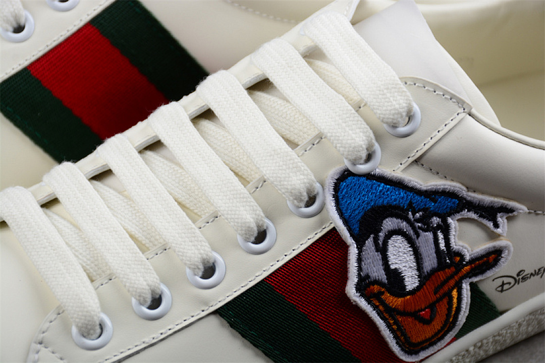 Gucci [GU*CCI ACE LOW TOP CASUAL SNEAKERS WHITE/GREEN/RED]-[WOMAN:35-39]-[MAN:40-44] - Image 6