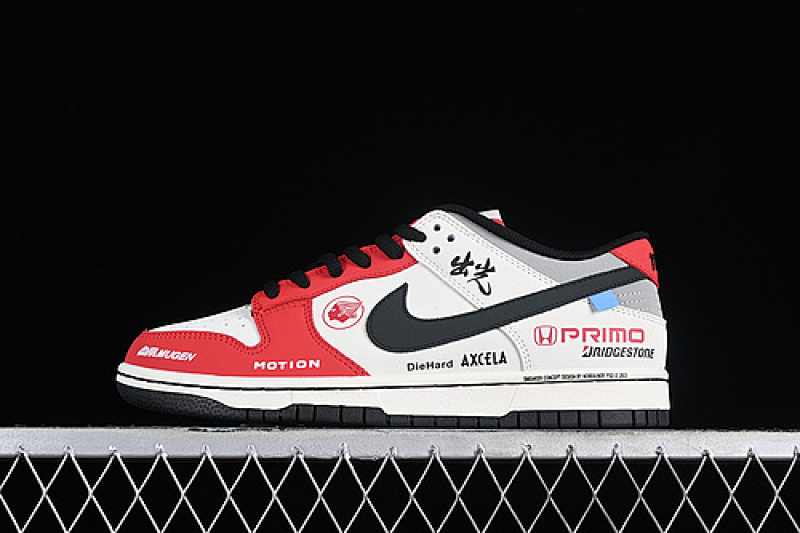 Nike SB DUNK LOW WHITE/GREY/BLACK/RED · MU0232-367, photo 1