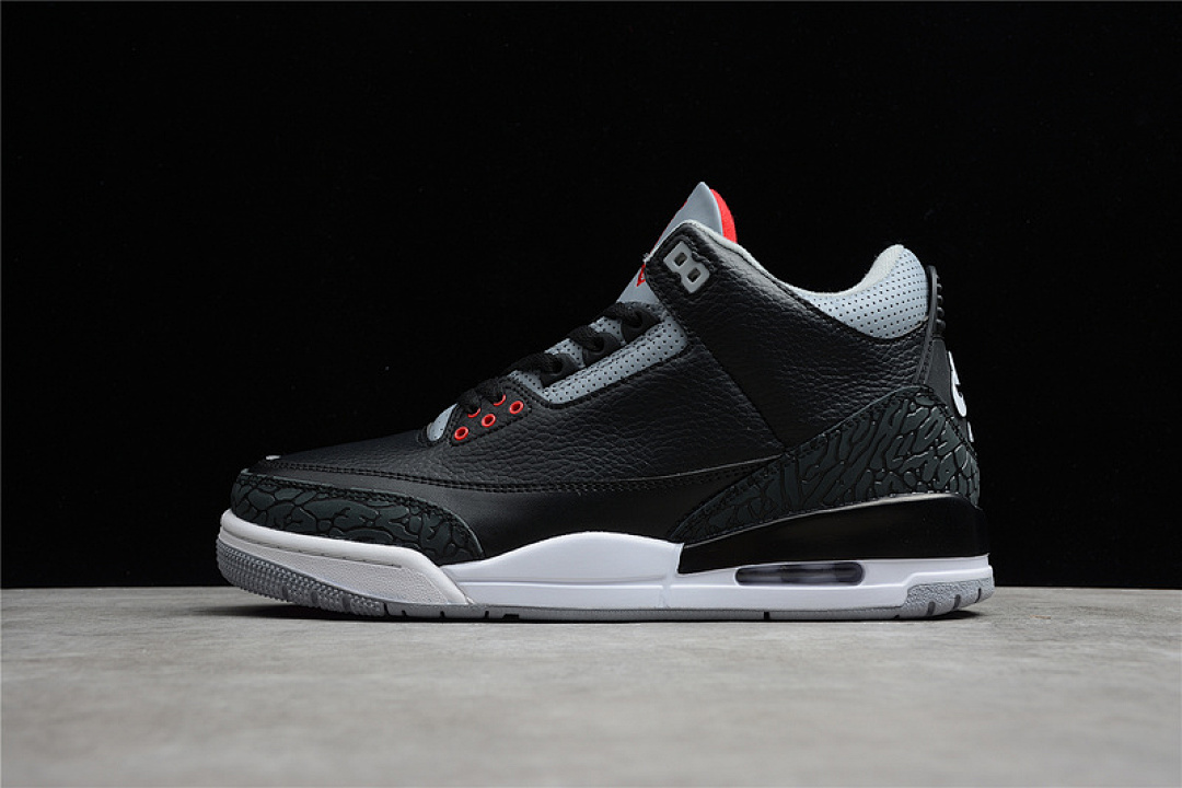 Jordan [854262-001]-[AIR JORDAN 3 RETRO OG BLACK CEMENT 2018 BLACK/CEMENT GREY-WHITE-FIRE (RED]), photo 1