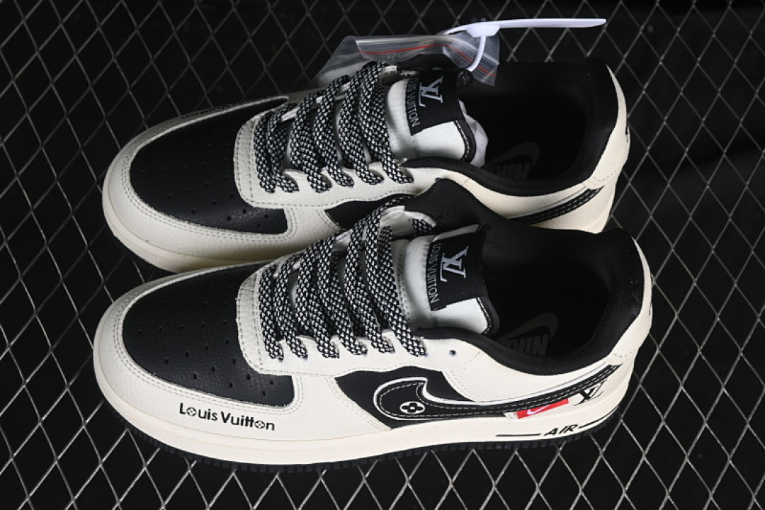 Nike [DD1982-321]-[AIR FORCE 1 07 LOW CASUAL SNEAKERS BLACK/WHITE]-[WOMAN:36-39]-[MAN:40-45] - Image 10