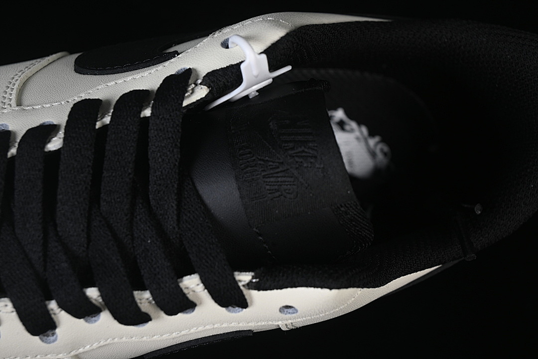 Nike [ZH0316-143]-[AIR FORCE 1 07 LOW CASUAL SNEAKERS BLACK/WHITE]-[WOMAN:36-39]-[MAN:40-45] - Image 8