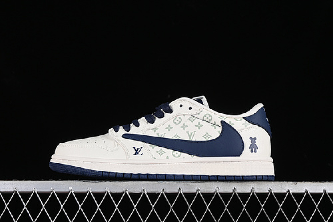 Jordan [SJ2068-100]-[TRAVIS SCOTT X FRAGMENT DESIGN AIR JORDAN 1 LOW OG SP WHITE/BLUE]-[36-45], photo 1