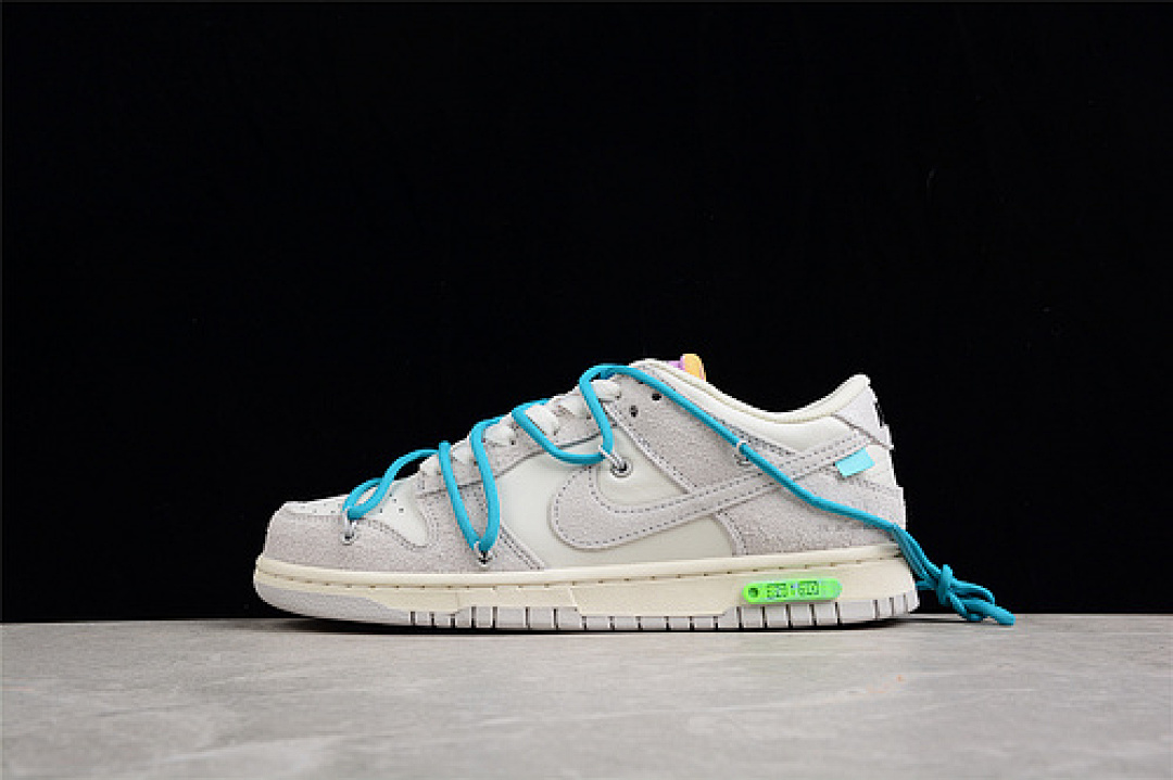 Off-White [DJ0950-107]-[OW X SB DUNK LOW LOT 36 OF 50 SAIL/NEUTRAL GREY/ENERGY]-[UNSIEX:36-47.5], photo 1