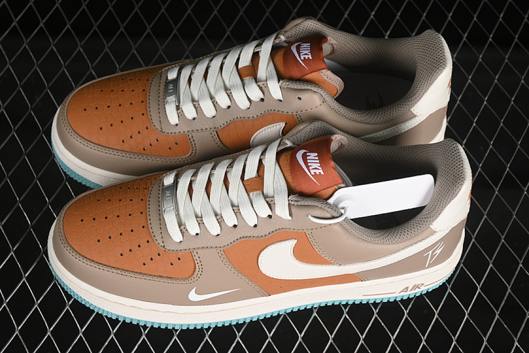 Nike [LW9279-006]-[AIR FORCE 1 07 LOW TS WHITE/GREY/BROWN]-[WOMAN:36-39]-[MAN:40-45] - Image 11