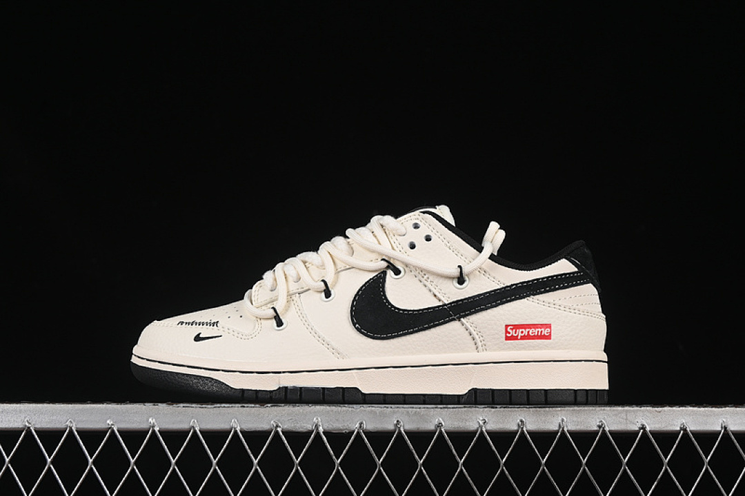 Off-White [YX5066-282]-[SB DUNK LOW SUP OFF WHITE/BLACK]-[WOMAN:36-39]-[MAN:40-45], photo 1