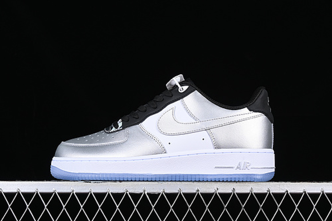 Nike [DX6764-001]-[AIR FORCE 1 07 LOW SILVER/BLACK/WHITE]-[WOMAN:36-39]-[MAN:40-45], photo 1
