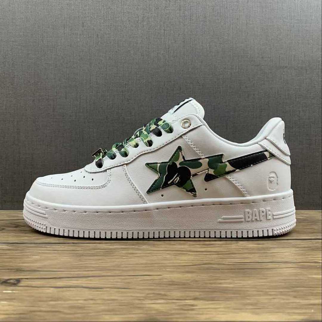 Bape Bape [ STA TO LOW WHITE/WHITE/CAMOUFLAGE]-[WOMAN:36-39]-[MAN:40-45], photo 1