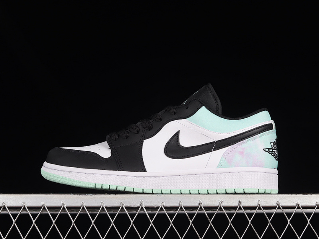 Jordan [DM1199-100]-[AIR JORDAN 1 LOW SE TIE-DYE WHITE/MINT FOAM/BLACK]-[MAN:40-45], photo 1