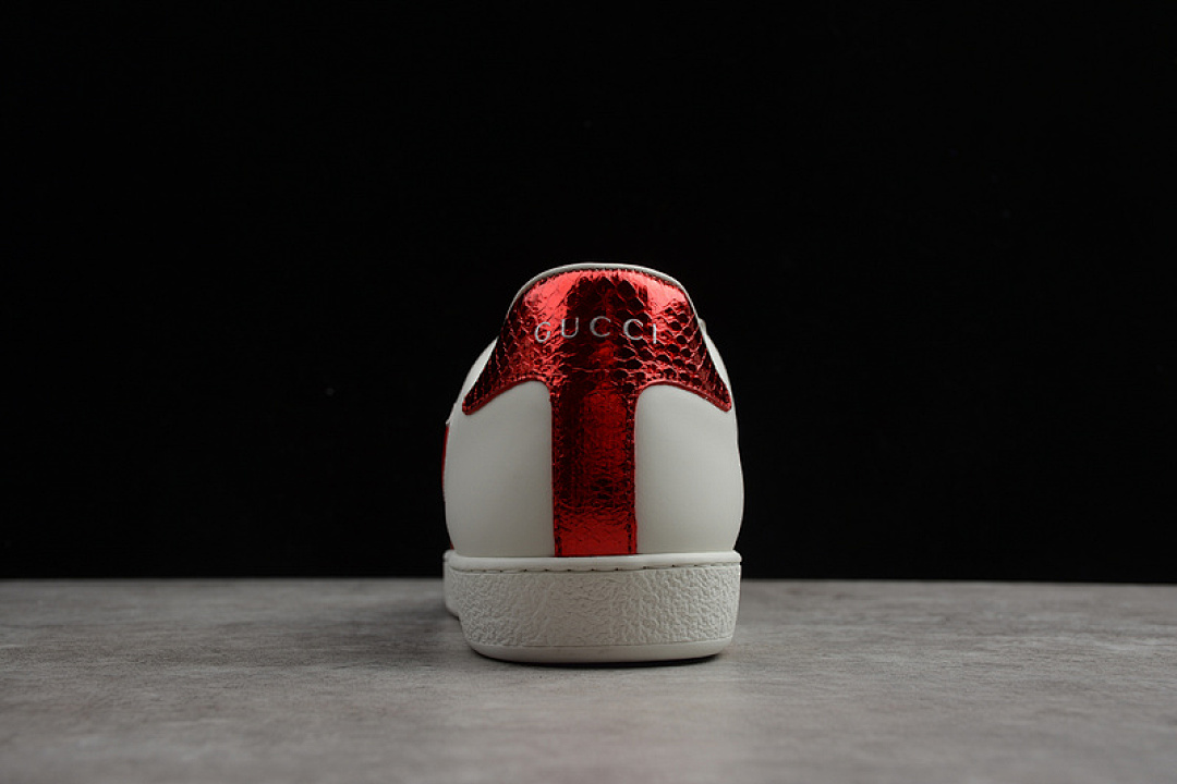 Gucci [GU*CCI ACE EMBROIDERED LOW-TOP SNEAKER WHITE/GREEN/RED]-[WOMAN:35-39]-[MAN:40-44] - Image 11