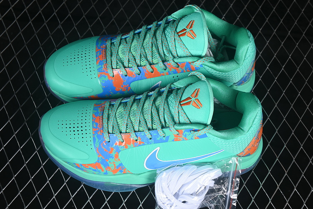Nike [IX1200-300]-[ZOOM KOBE 5 CHAOS BASKETBALL SHOES GREEN/BLUE]-[MAN:40-47.5] - Image 10