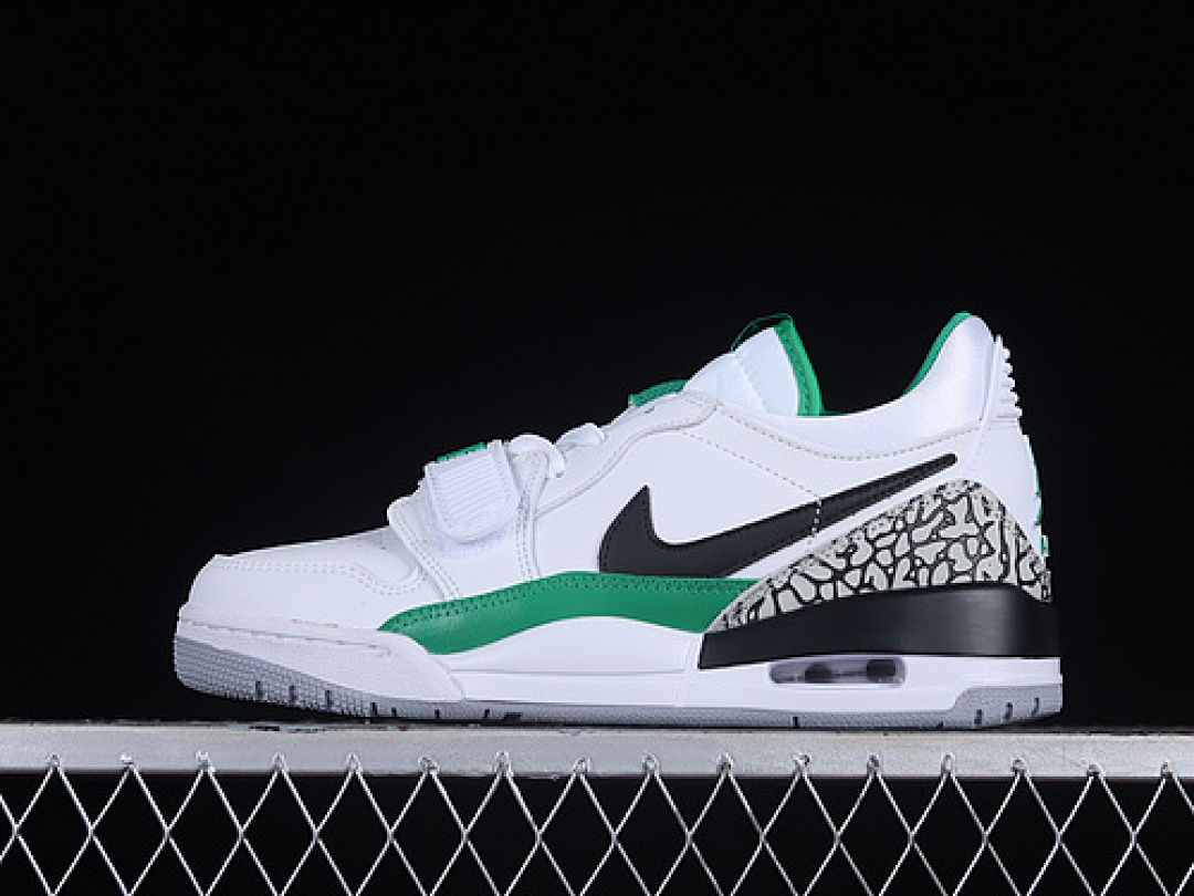 Jordan [FN3407-101]-[AIR JORDAN LEGACY AJ312 LOW WHITE/GREY/GREEN/BLACK]-[WOMAN:36-39]-[MAN:40-46], photo 1