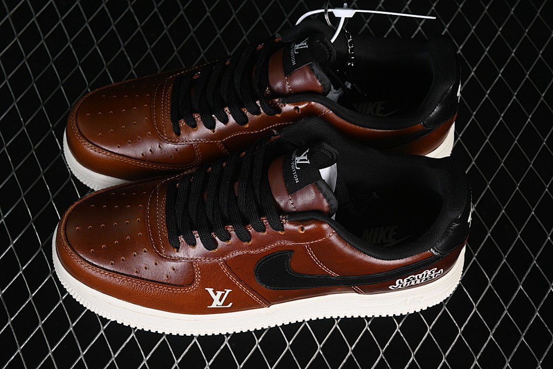 Nike [DF0188-120]-[AIR FORCE 1 07 LOW BROWN/BLACK/WHITE]-[WOMAN:36-39]-[MAN:40-45] - Image 11