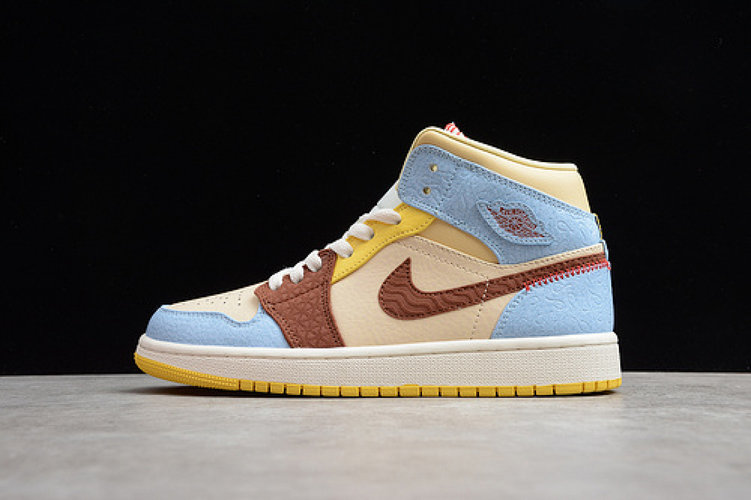 Jordan Canada Goose AIR JORDAN 1 MID SE FEARLESS MAISON CHATEAU BLUE/WHITE · CU2803-200, photo 1