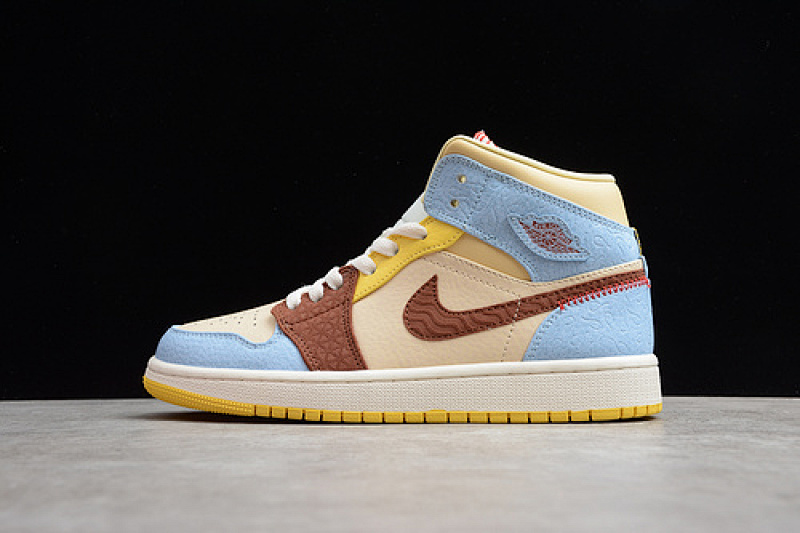 Jordan Canada Goose AIR JORDAN 1 MID SE FEARLESS MAISON CHATEAU BLUE/WHITE · CU2803-200, photo 1