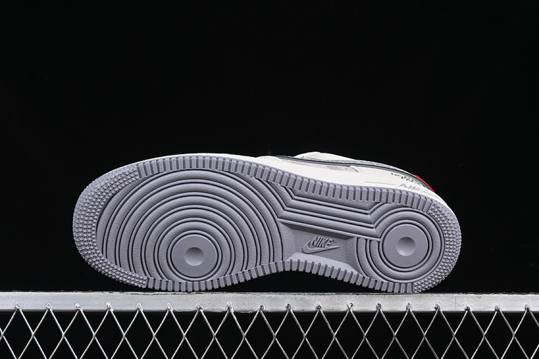 Nike [DM6688-049]-[AIR FORCE 1 07 LOW CDG WHITE/GREY/RED]-[WOMAN:36-39]-[MAN:40-45] - Image 15