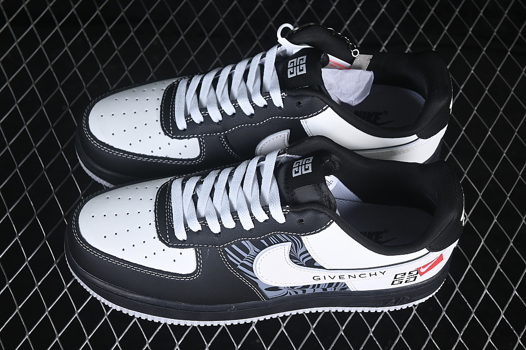 Nike [RJ1988-004]-[AIR FORCE 1 07 LOW CASUAL SNEAKERS BLACK/WHITE]-[WOMAN:36-39]-[MAN:40-45] - Image 10